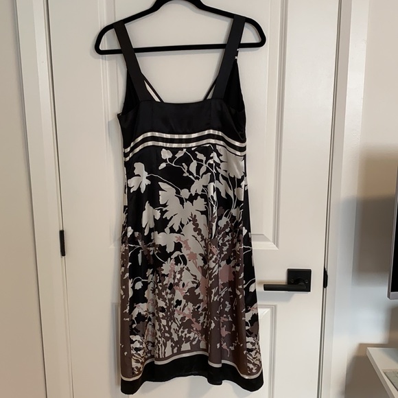 RW&Co. Black Patterned Slip Dress - Picture 2 of 6
